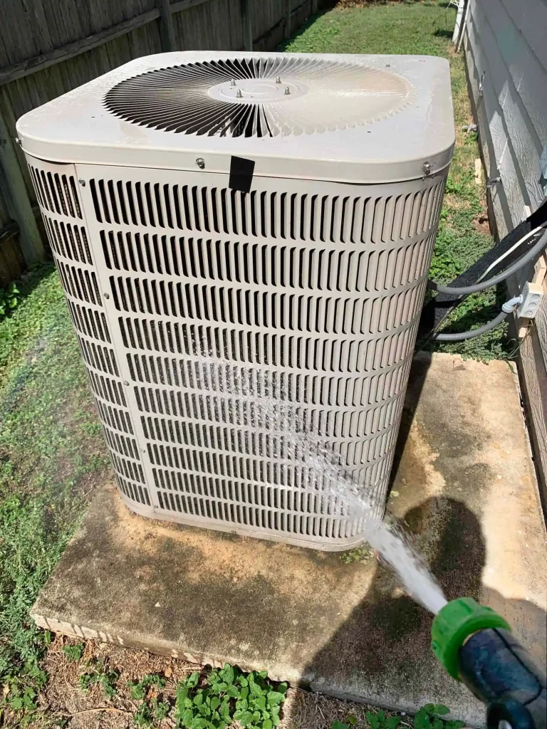 Cleaning AC unit